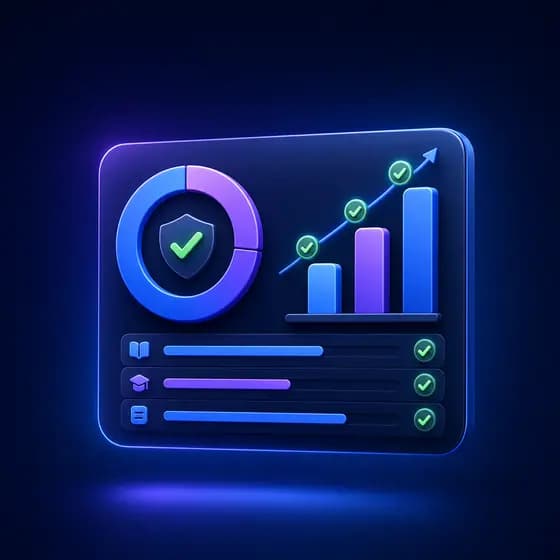 Find the right exam, then track readiness